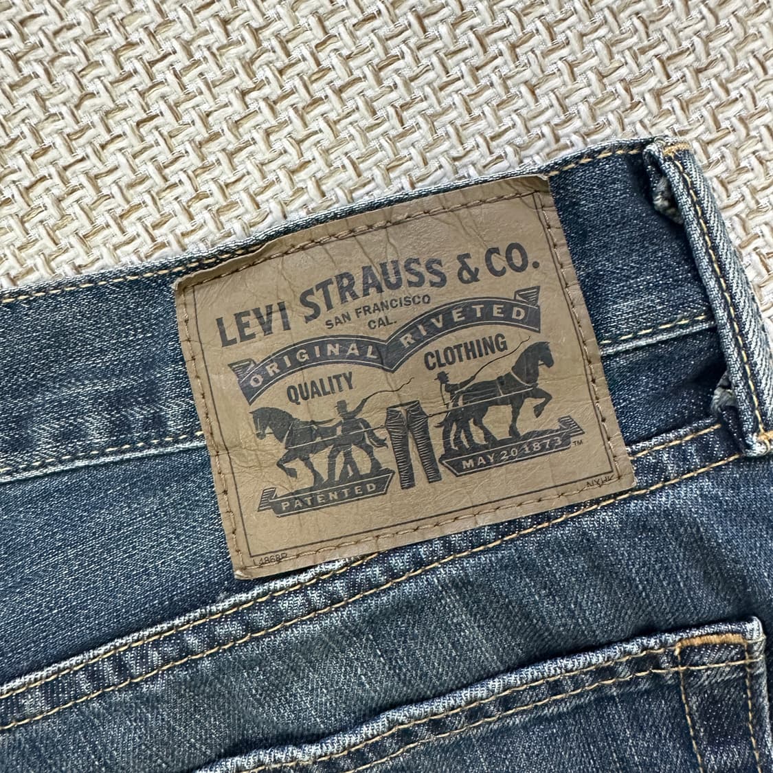 W36L34 리바이스 남자 데님 0401D 상품이미지6