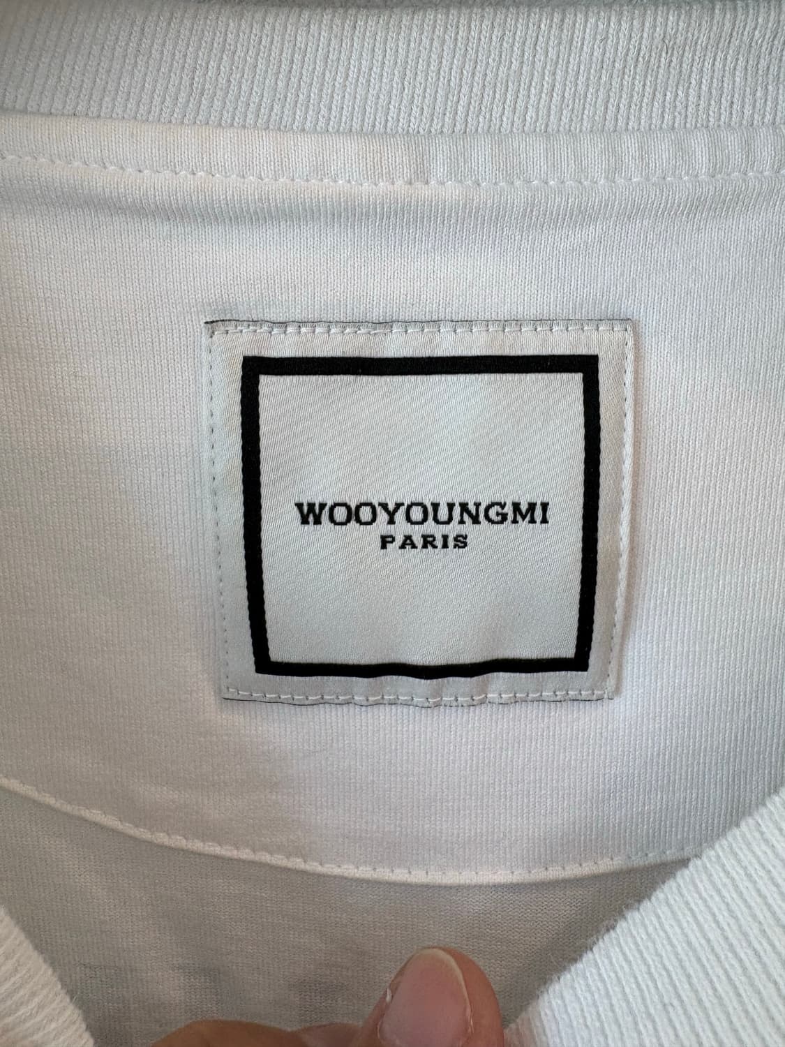 [52] 우영미 깃털 롱슬리브 화이트 상품이미지4