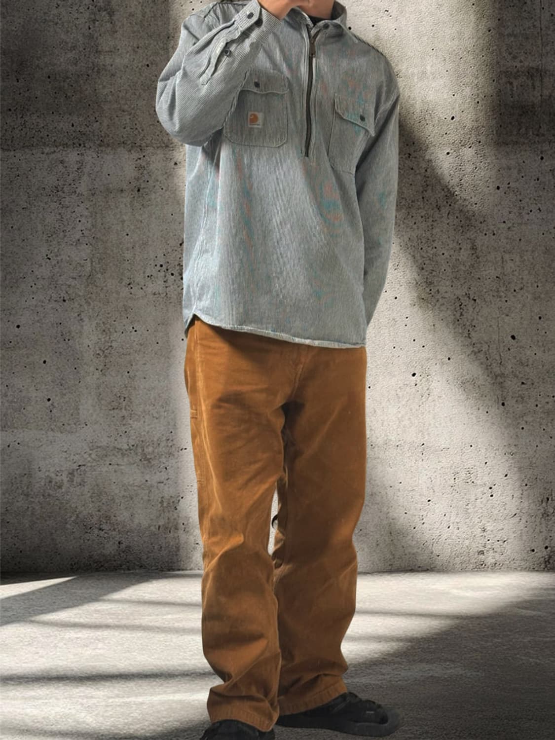 Carhartt 칼하트 스프라이트 하프집업 워크셔츠  상품이미지2