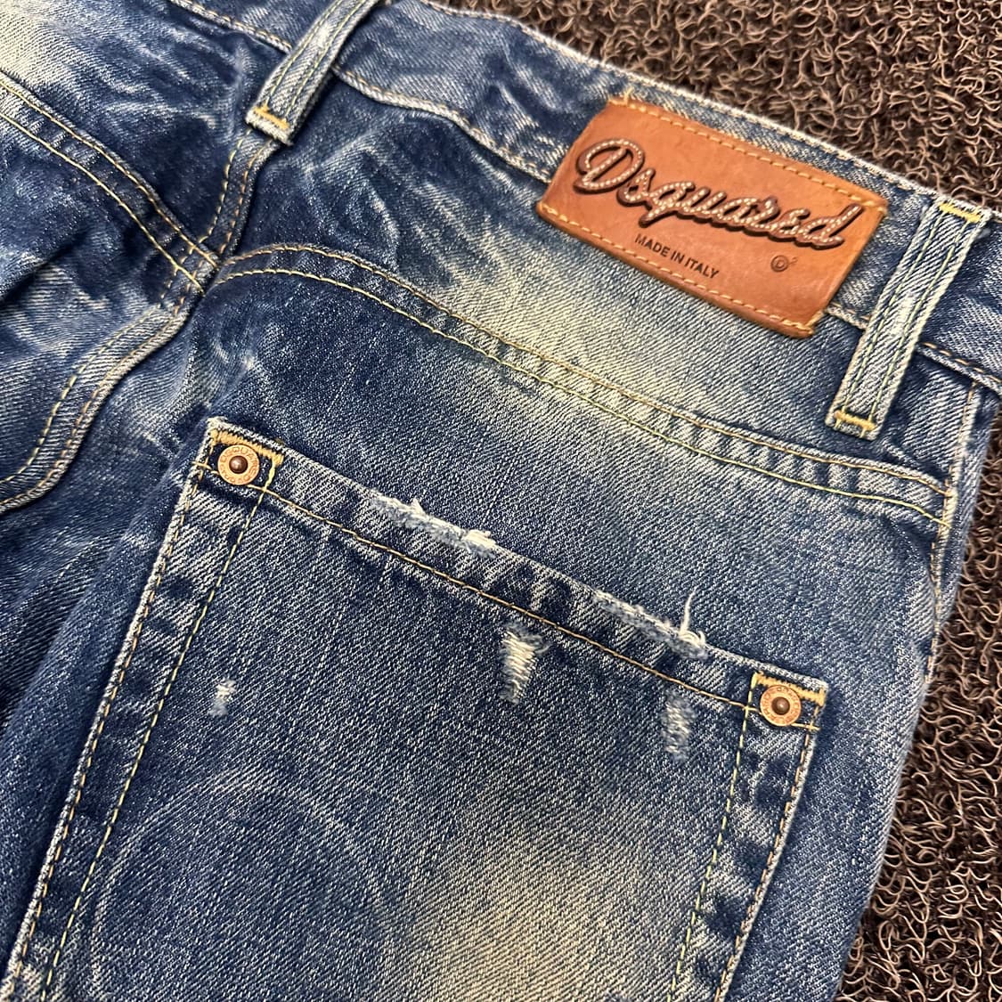 디스퉤어드2 데님 워싱 찢청바지 팬츠 46사이즈 상품이미지8