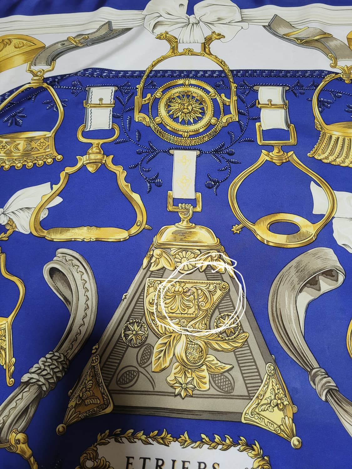 정품 에르메스 까레 실크 스카프 상품이미지8