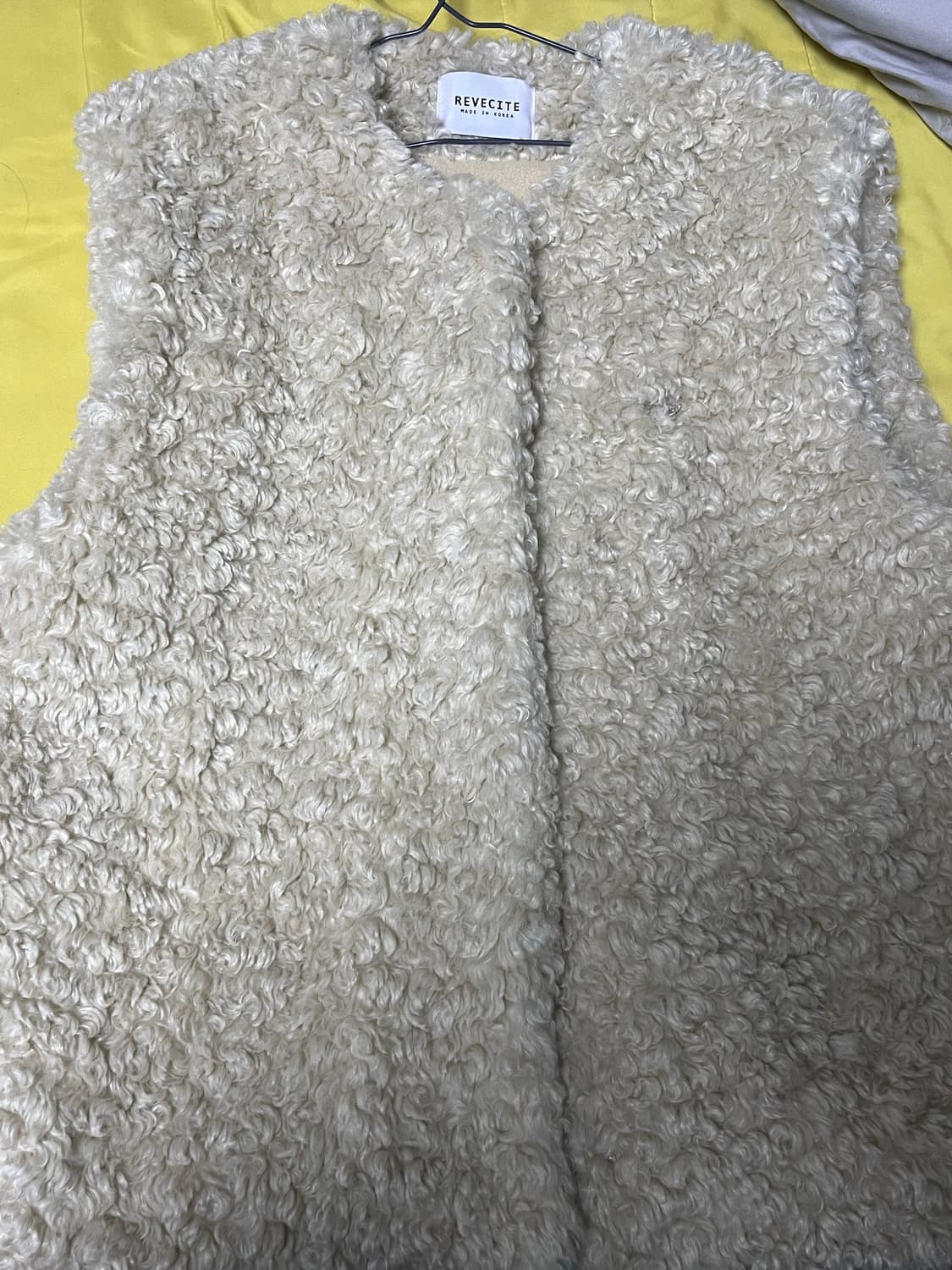 오버핏 털 조끼  상품이미지1