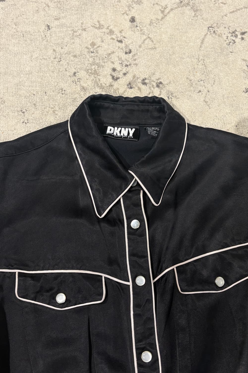DKNY Contrast Piping Western Shirt 상품이미지6