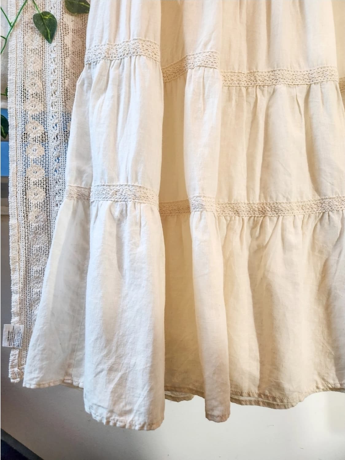 빈티지 어스뮤직 크로쉐 롱스커트 상품이미지3