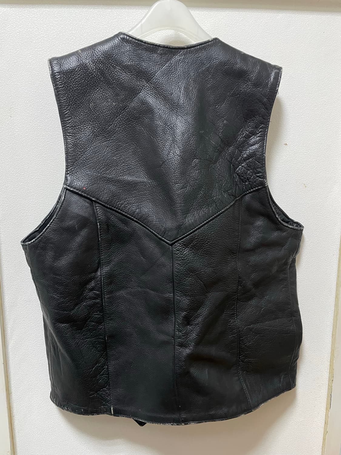 vintage leather vest 상품이미지2