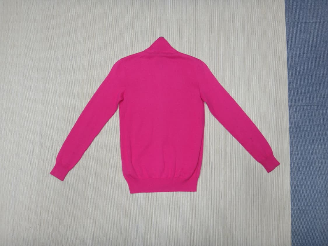 (XS) 폴로골프 빅포니 자수 여성 터틀넥 니트 집업 상품이미지2