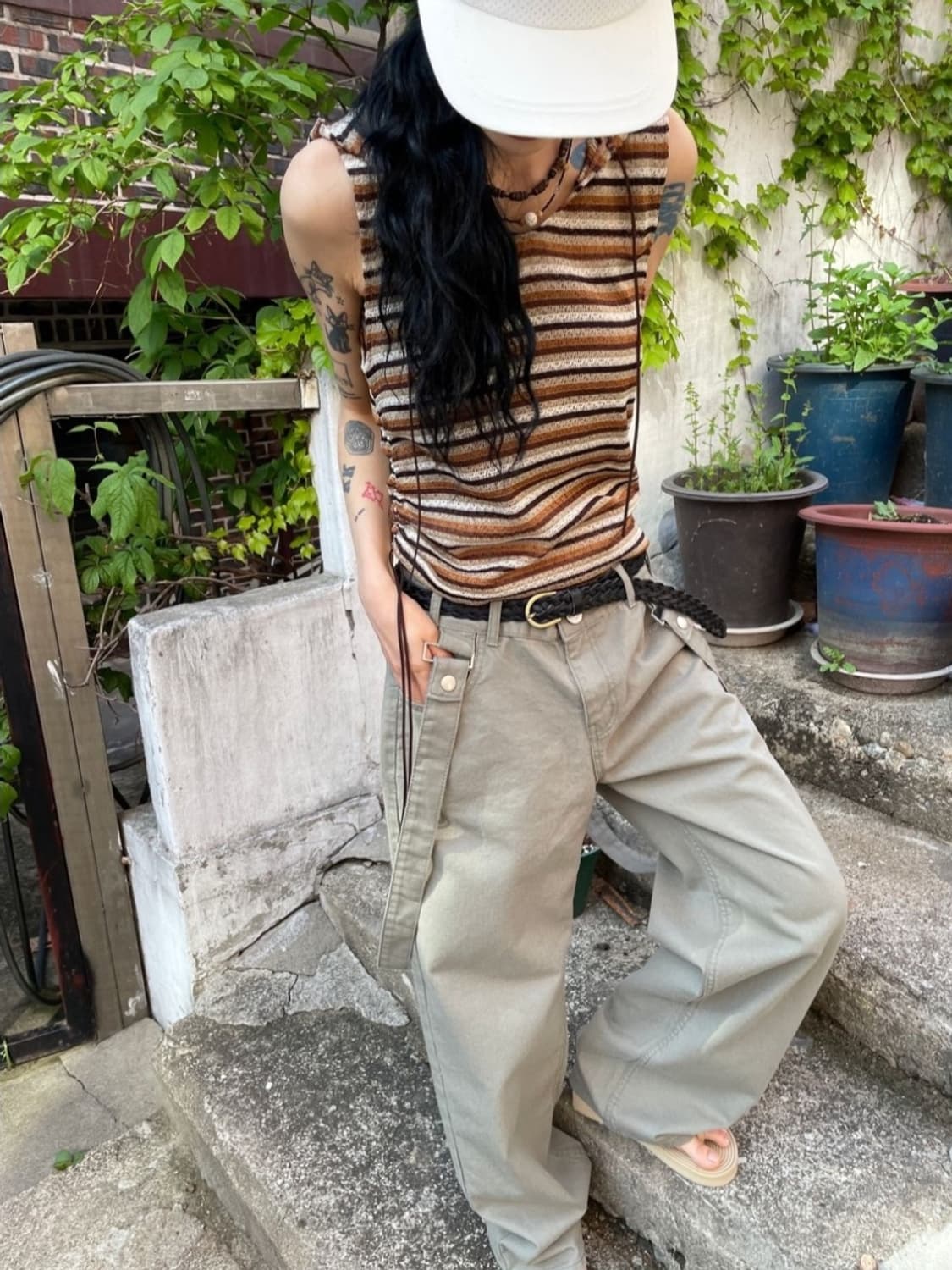 모래하우스 히피 후디 슬리브리스 상품이미지2