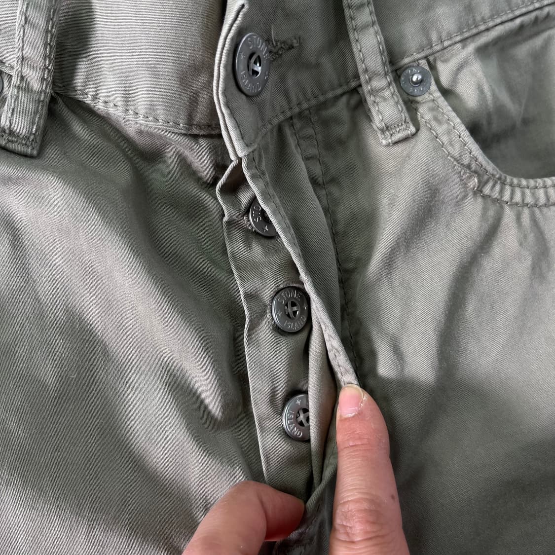 27 스톤아일랜드 백화점텍 코튼 와펜 팬츠 상품이미지4