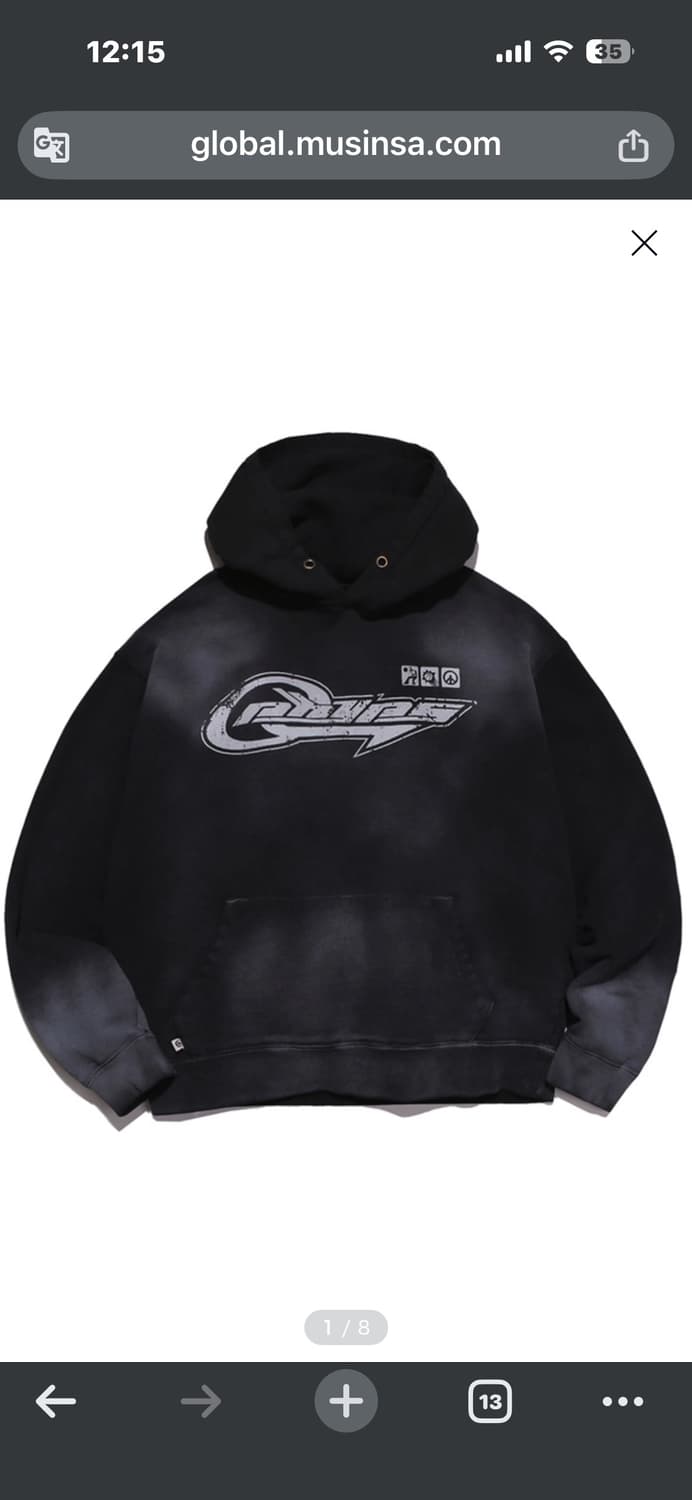 Phyps HJC motorcycle 콜라보 후드티 상품이미지1