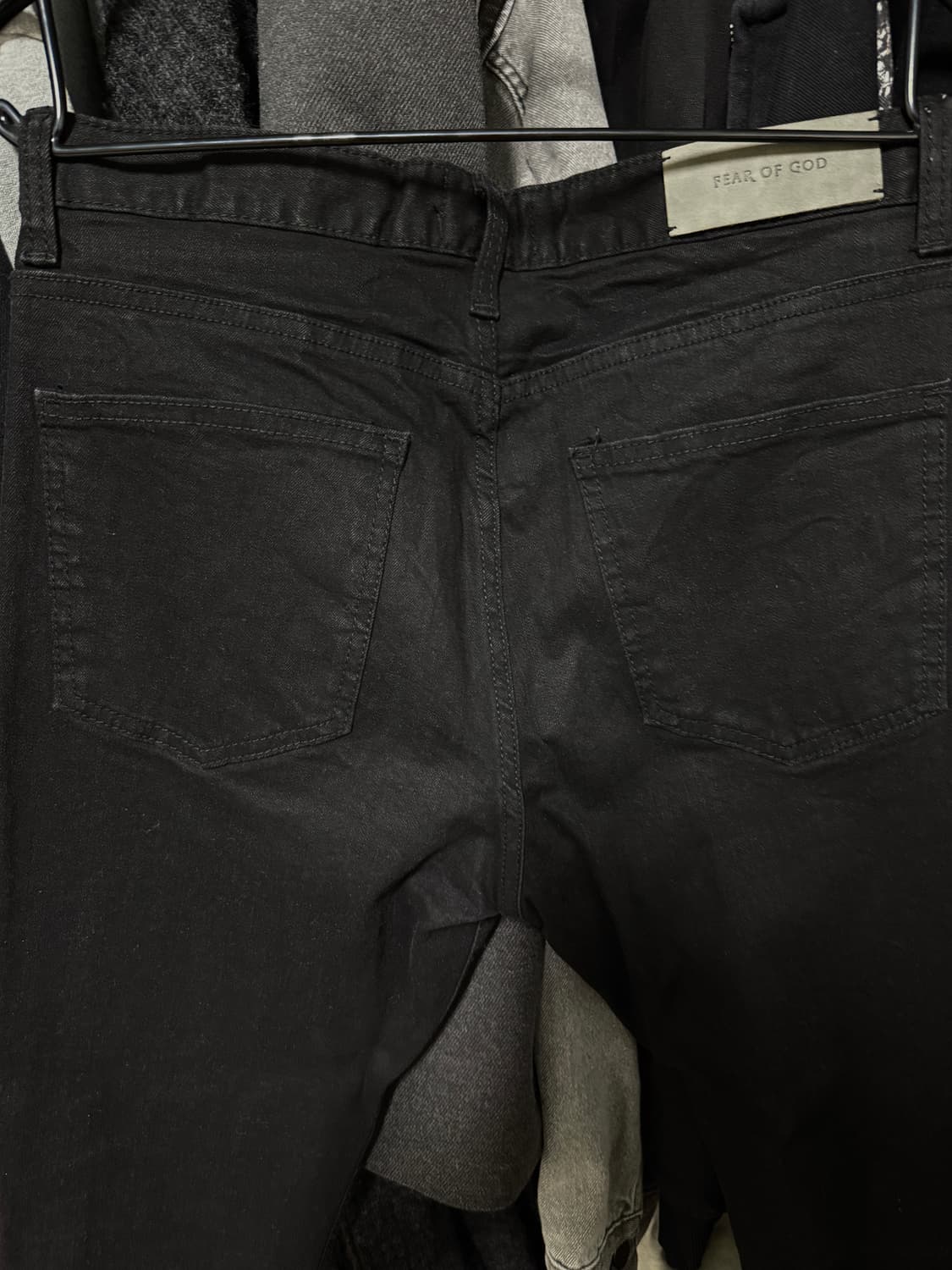 피어오브갓 디스트로이드 지퍼 데님 진 32 상품이미지3