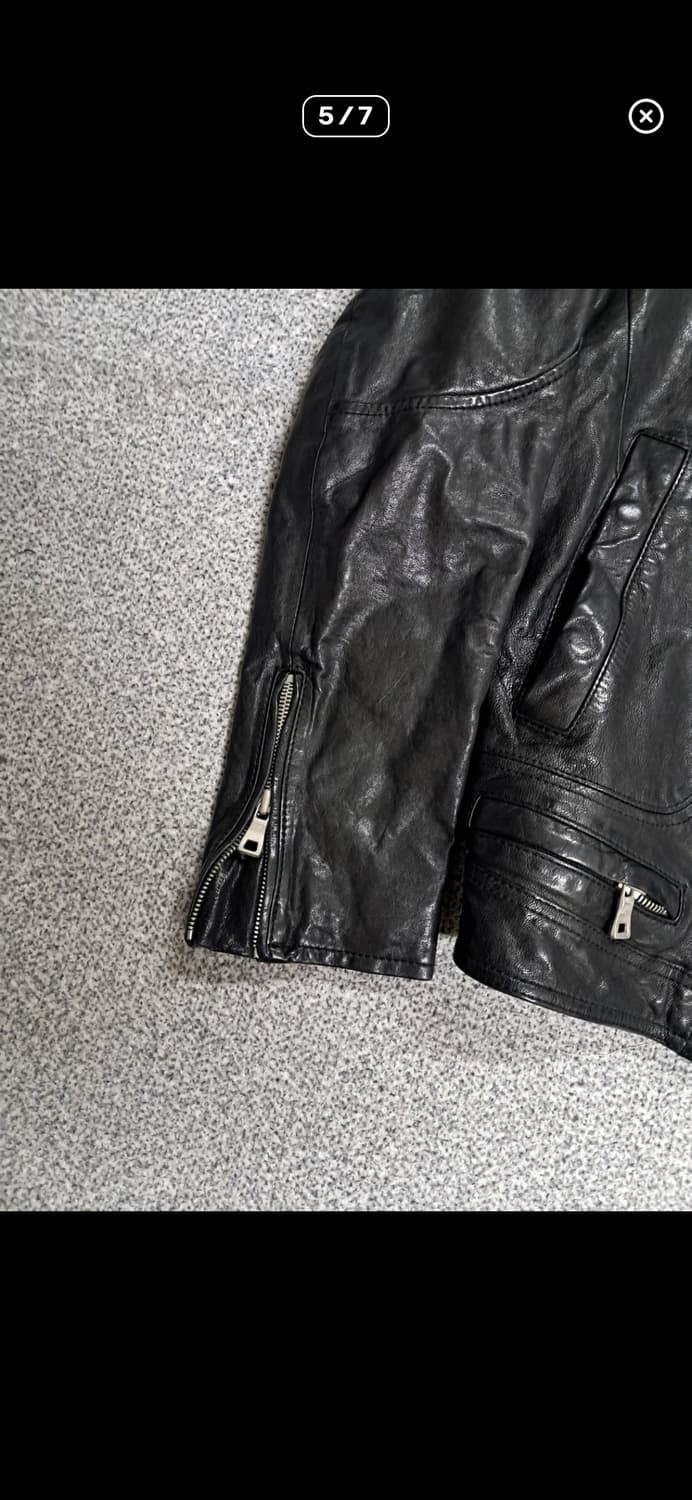 빈티지 양가죽 가죽 자켓 S 상품이미지5