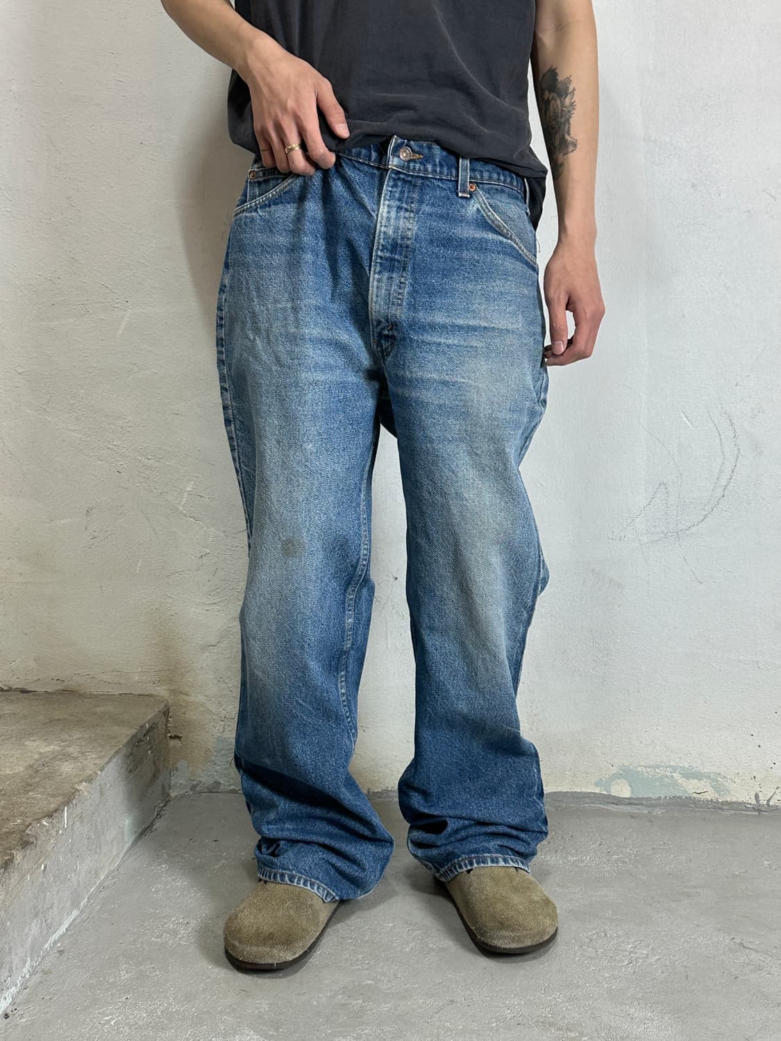 90's USA 빈티지 리바이스 517 오렌지탭 부츠컷 상품이미지3