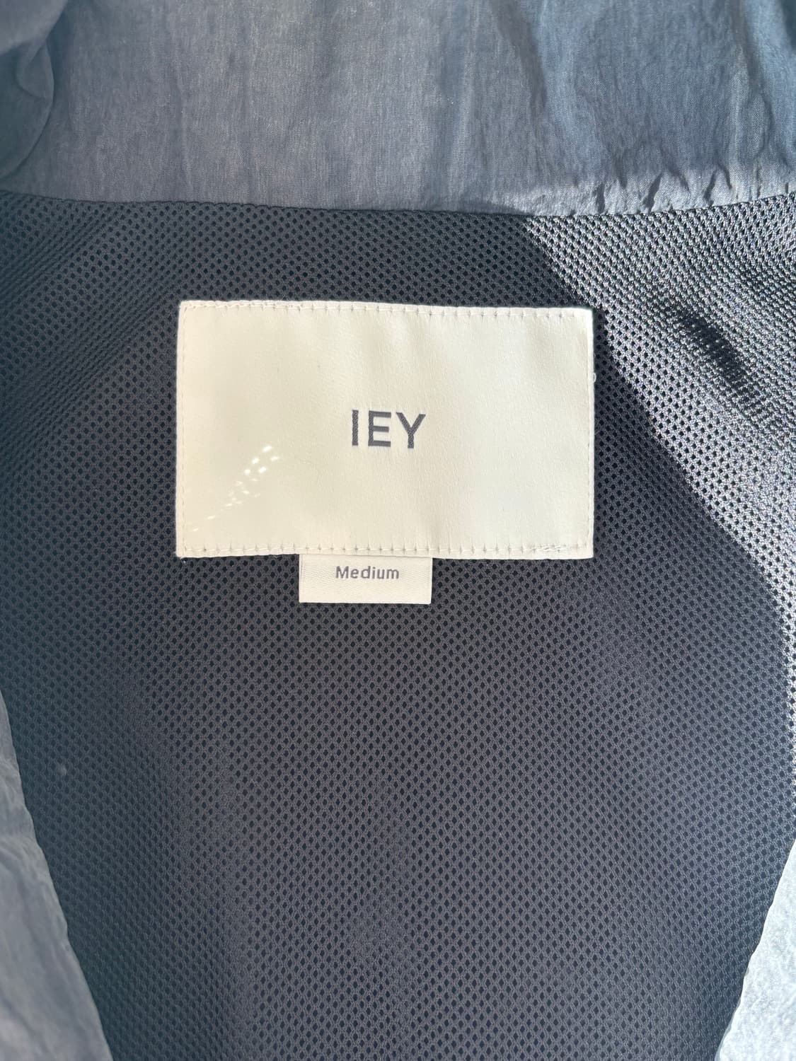 [M] IEY 이에이 레인 멀티 집업 베스트 블랙 상품이미지4