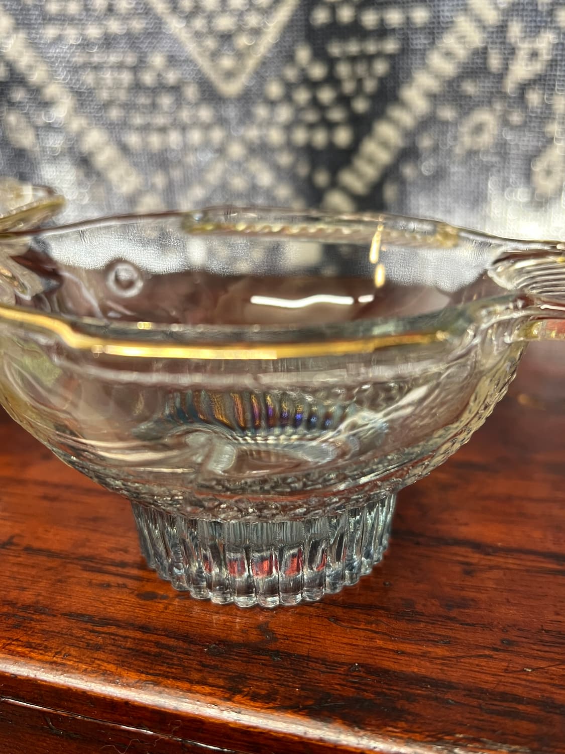70s Korean Pressed Glass Fish bowl 상품이미지7