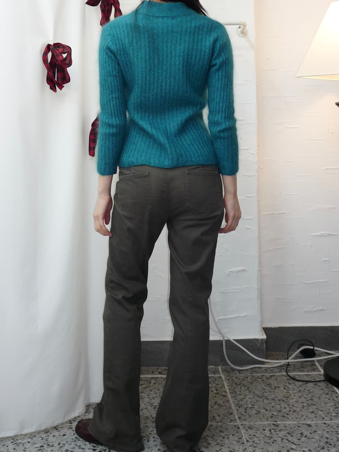 aqua teal knit 상품이미지3