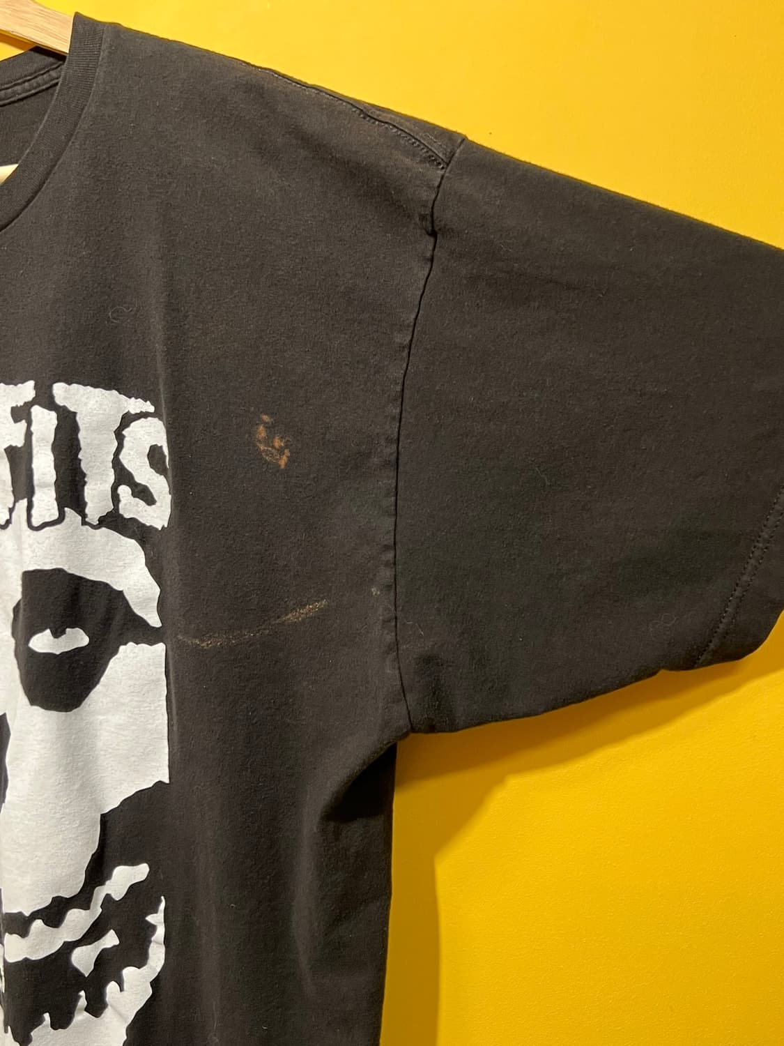 10's [XL] MISFITS 미스피츠 스컬 빈티지 밴드티 블랙 반팔 상품이미지5