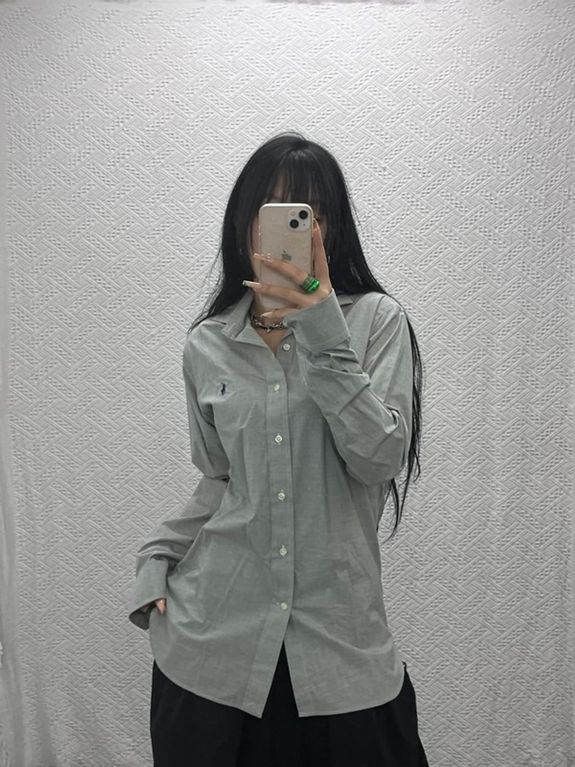 폴로 랄프로렌 빈티지 모던캐주얼 대장핏 셔츠 95 C08162 상품이미지2