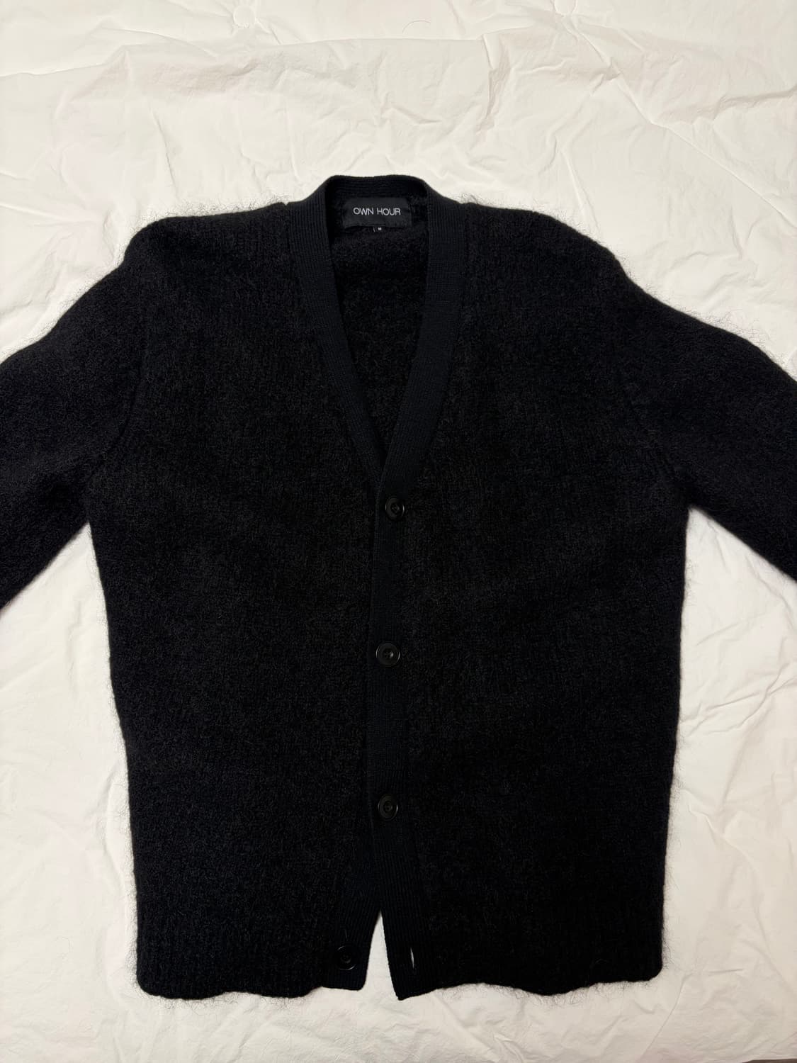 OWN HOUR 블랙 가디건 M 김현우 상품이미지1