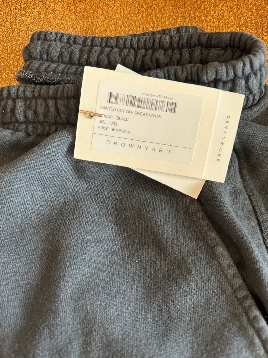 브라운야드 페인티드팬츠 블랙3 상품이미지1