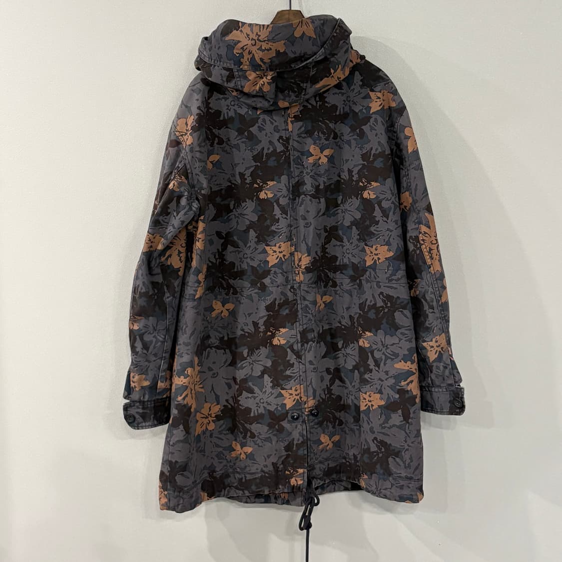 Thursday Island 꽃무늬 후드 롱 코트 상품이미지6