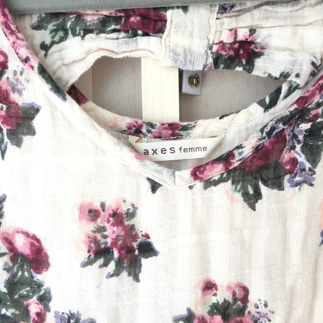 엑시즈팜 꽃 여름용 레이어드 슬리브리스 상품이미지3