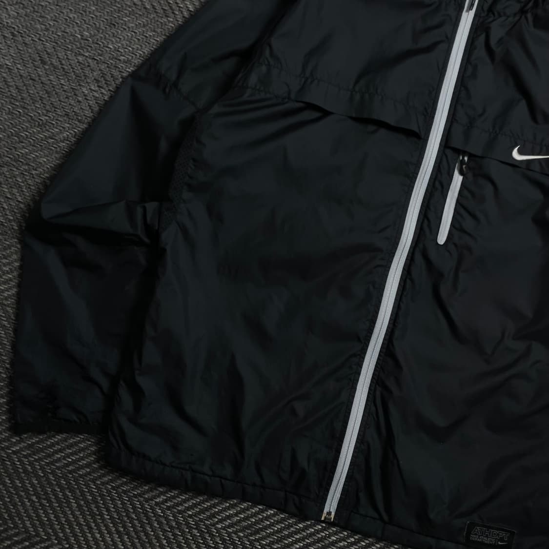 00s 나이키 올드스쿨 스우시 블랙 바람막이o 4200 상품이미지3