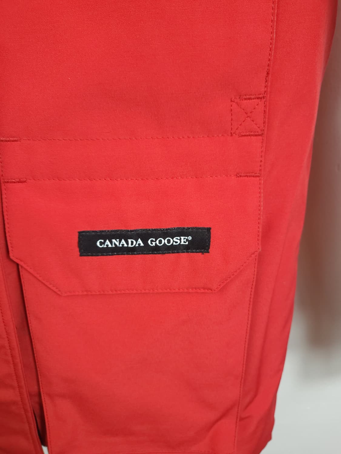 캐나다구스 익스페디션 레드패딩 85-90 XS 새제품급 상품이미지4