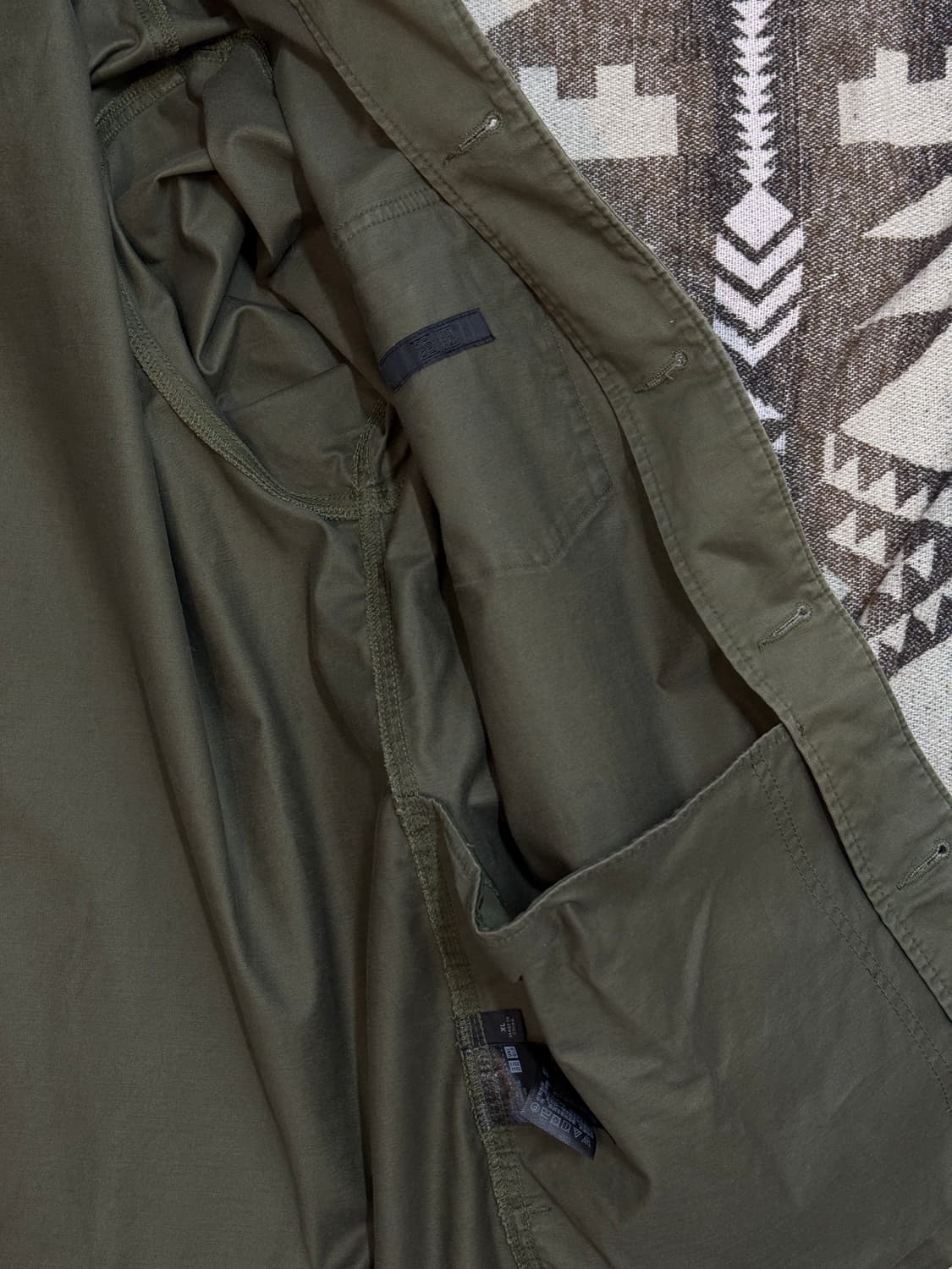 유니클로 오버핏 셔츠 자켓 상품이미지2