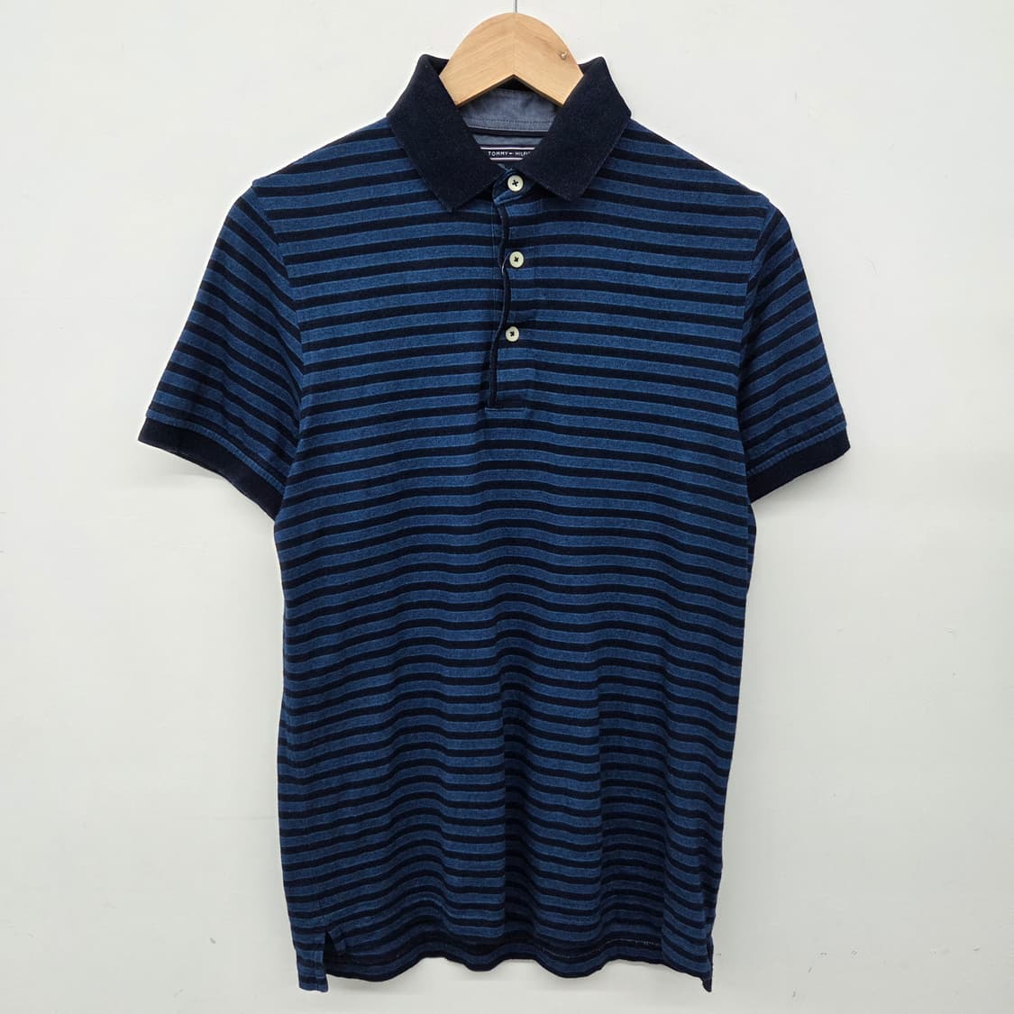 타미힐피거 스트라이프 반팔 카라티 남s 상품이미지2