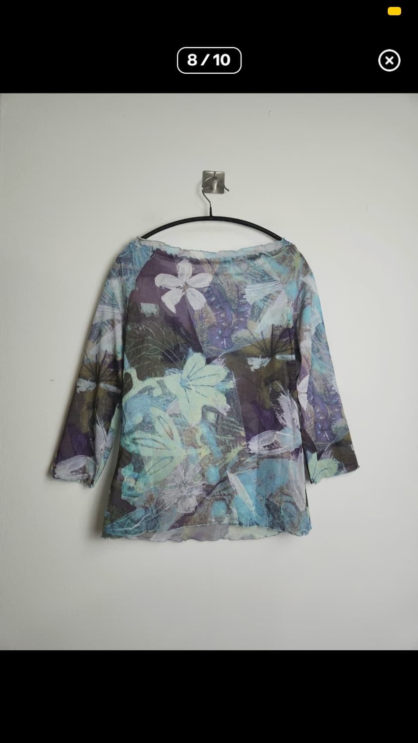 패턴 매쉬 탑 상품이미지6