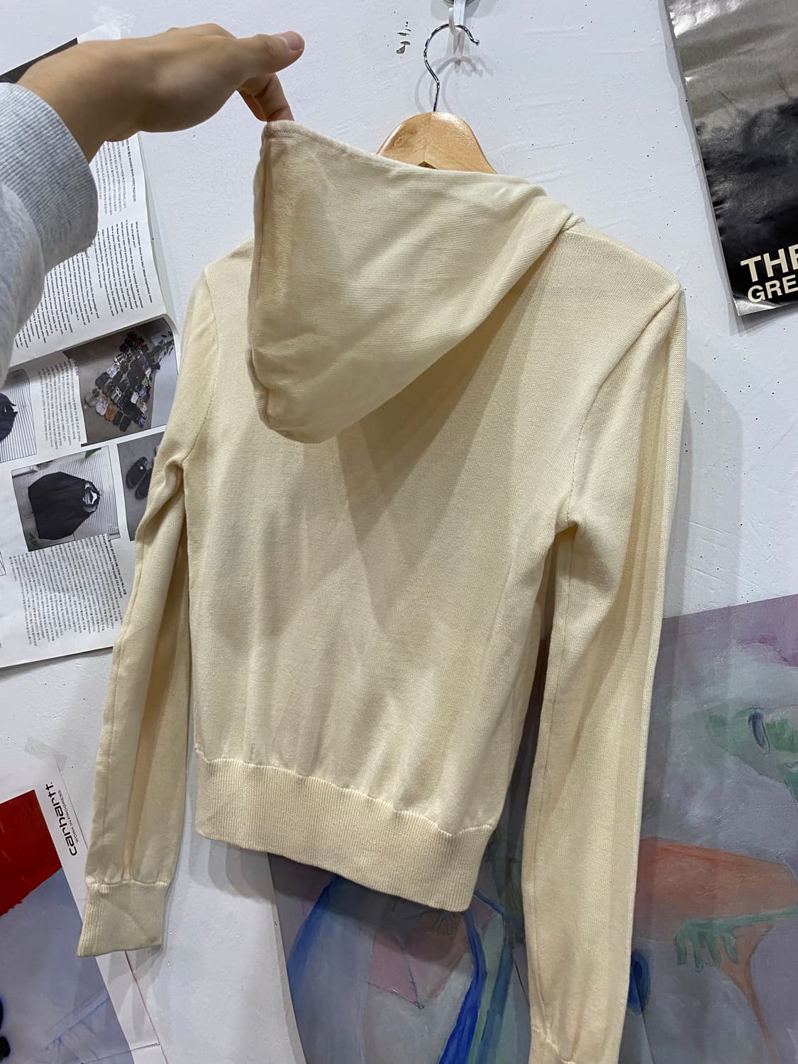 폴로 니트 후드집업 상품이미지3