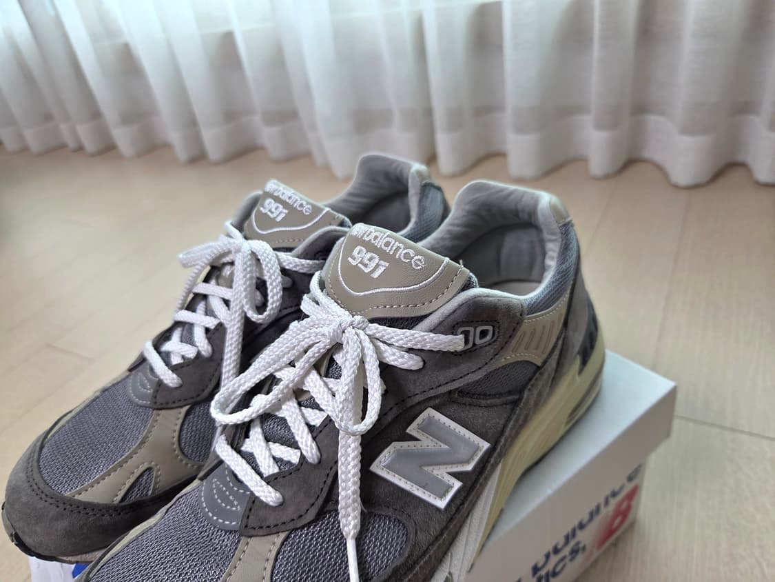 뉴발란스 991 Made In UK 40주년 그레이 270 size 상품이미지4