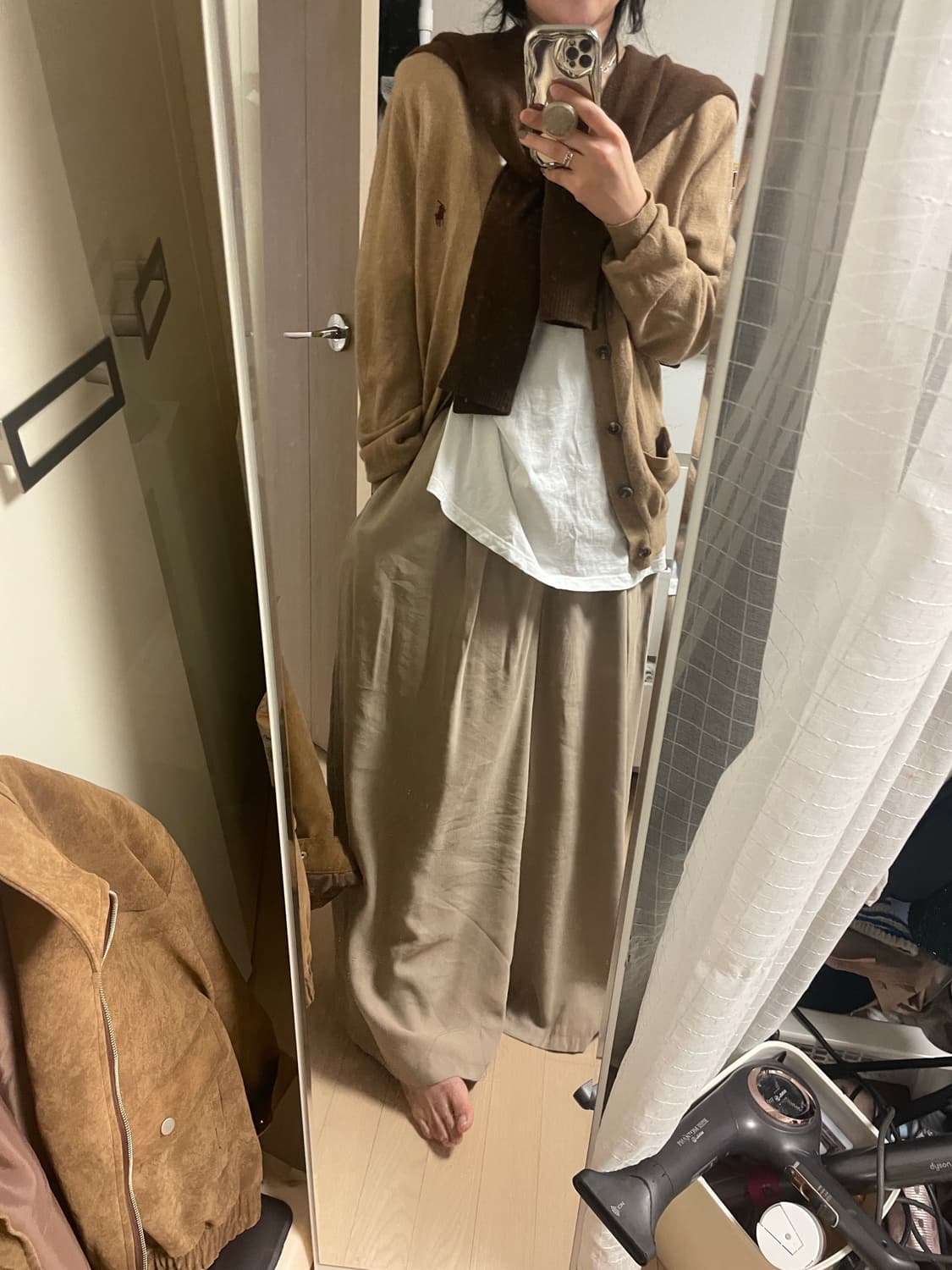 폴로 랄프로렌 베이지 가디건L 상품이미지4