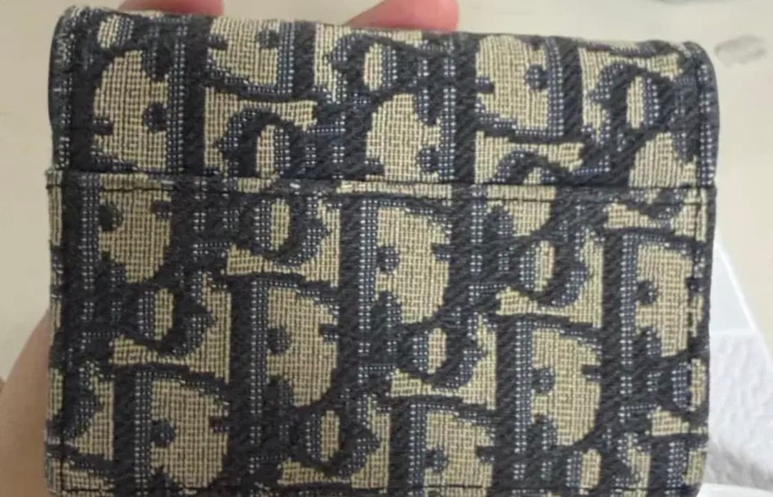 디올 오블리크 새들 카드지갑(풀구성)(정품 보증카드O)(하자없음) 상품이미지4