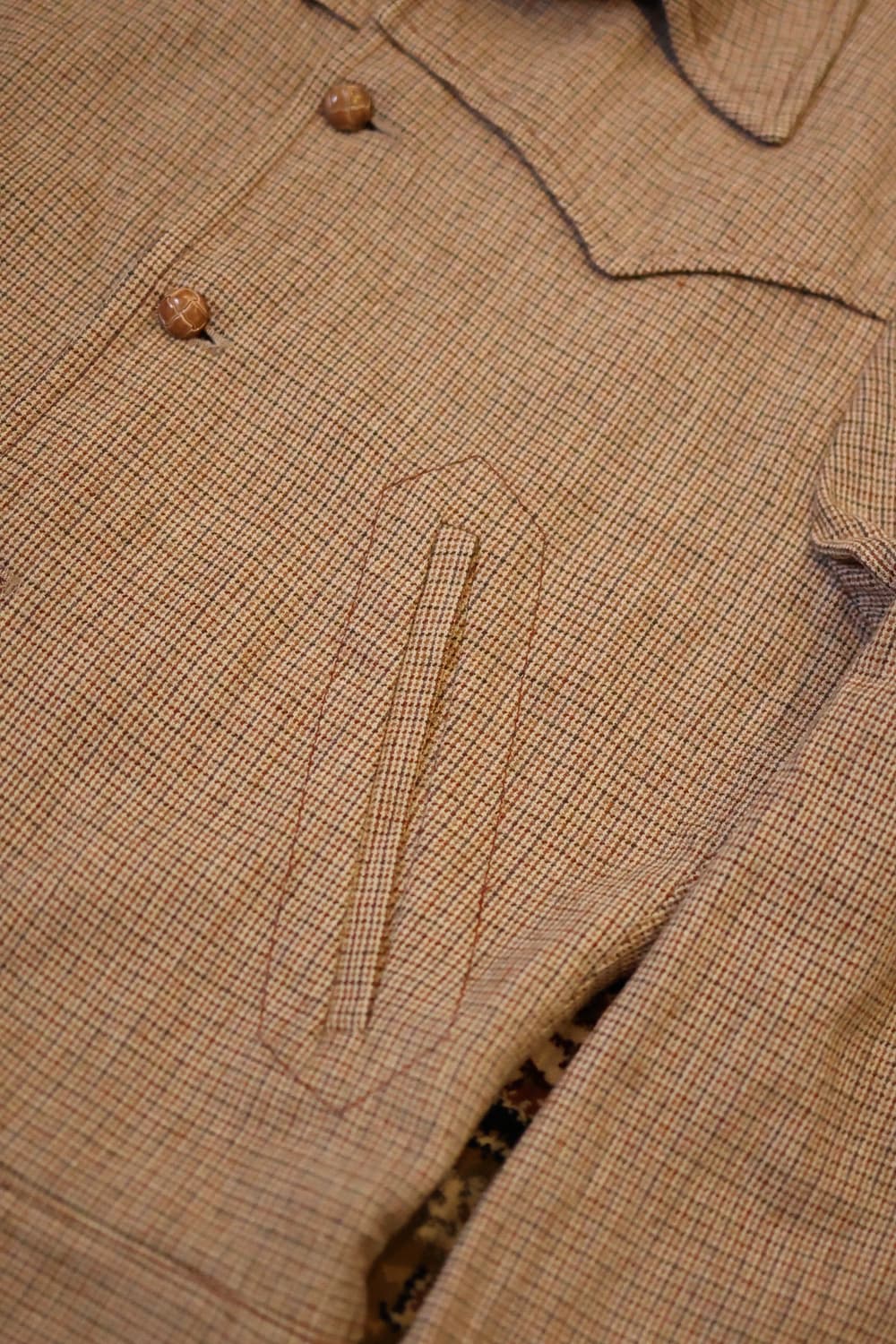 70s 팬들턴 100% 버진 울 웨스턴 자켓 상품이미지5