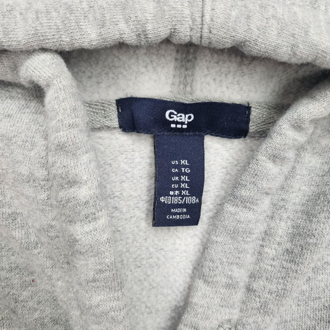 GAP 그레이로고 후드티 XL 상품이미지4