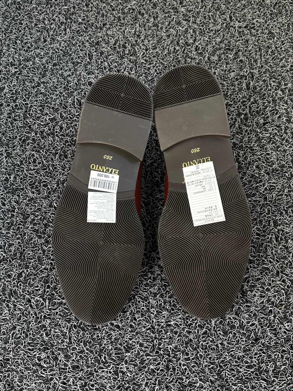 엘칸토 남성 브라운 수제화 260mm 상품이미지4