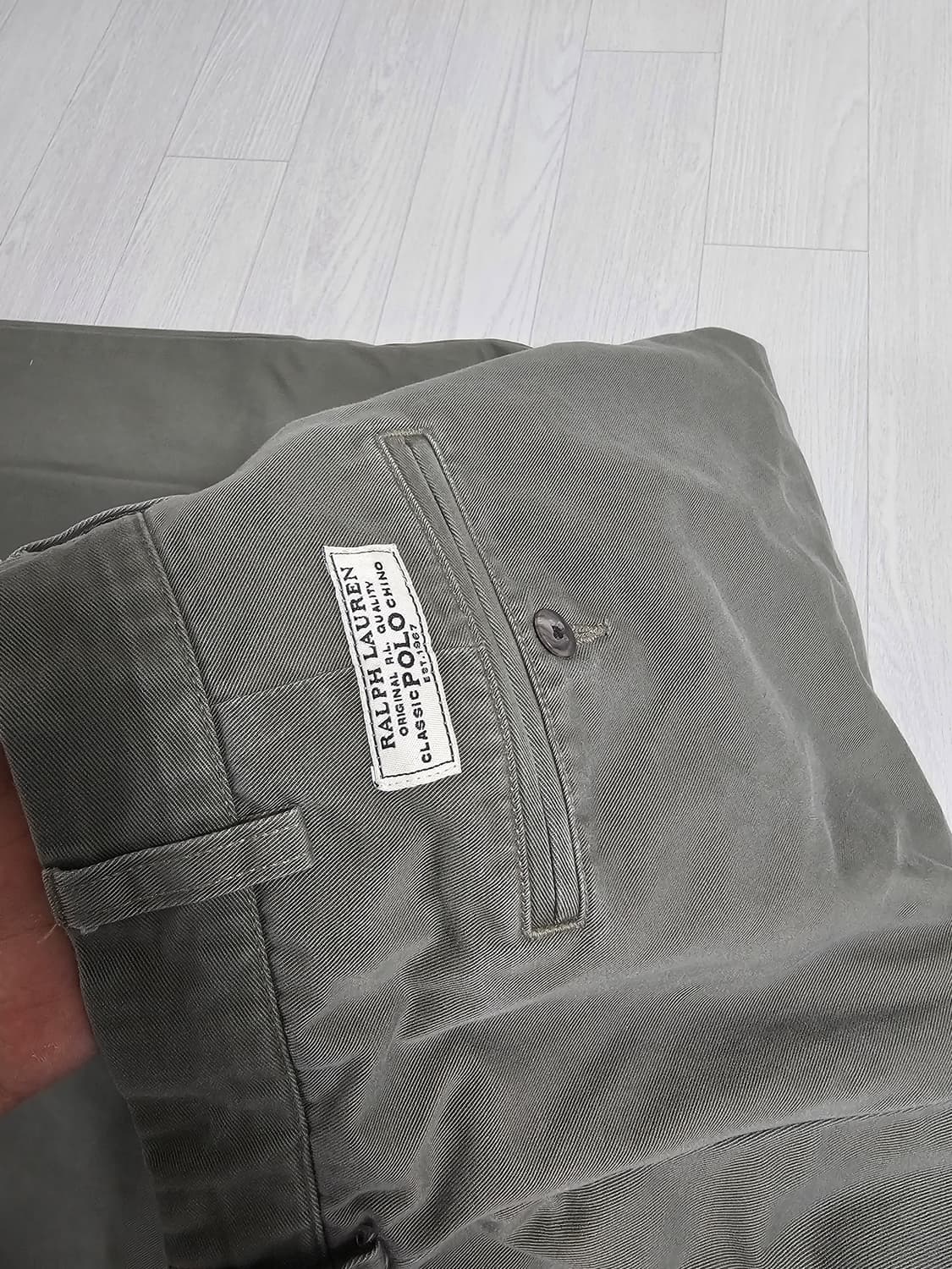 폴로 투턱 워시드 치노팬츠 34 상품이미지5