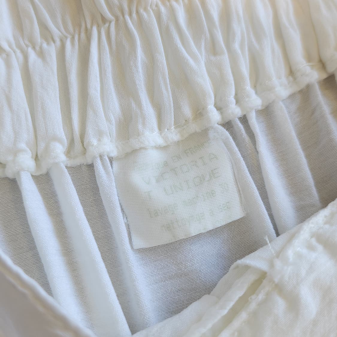 90s 빈티지 스커트 유럽 화이트 롱 스커트 버튼 클로져 상품이미지10