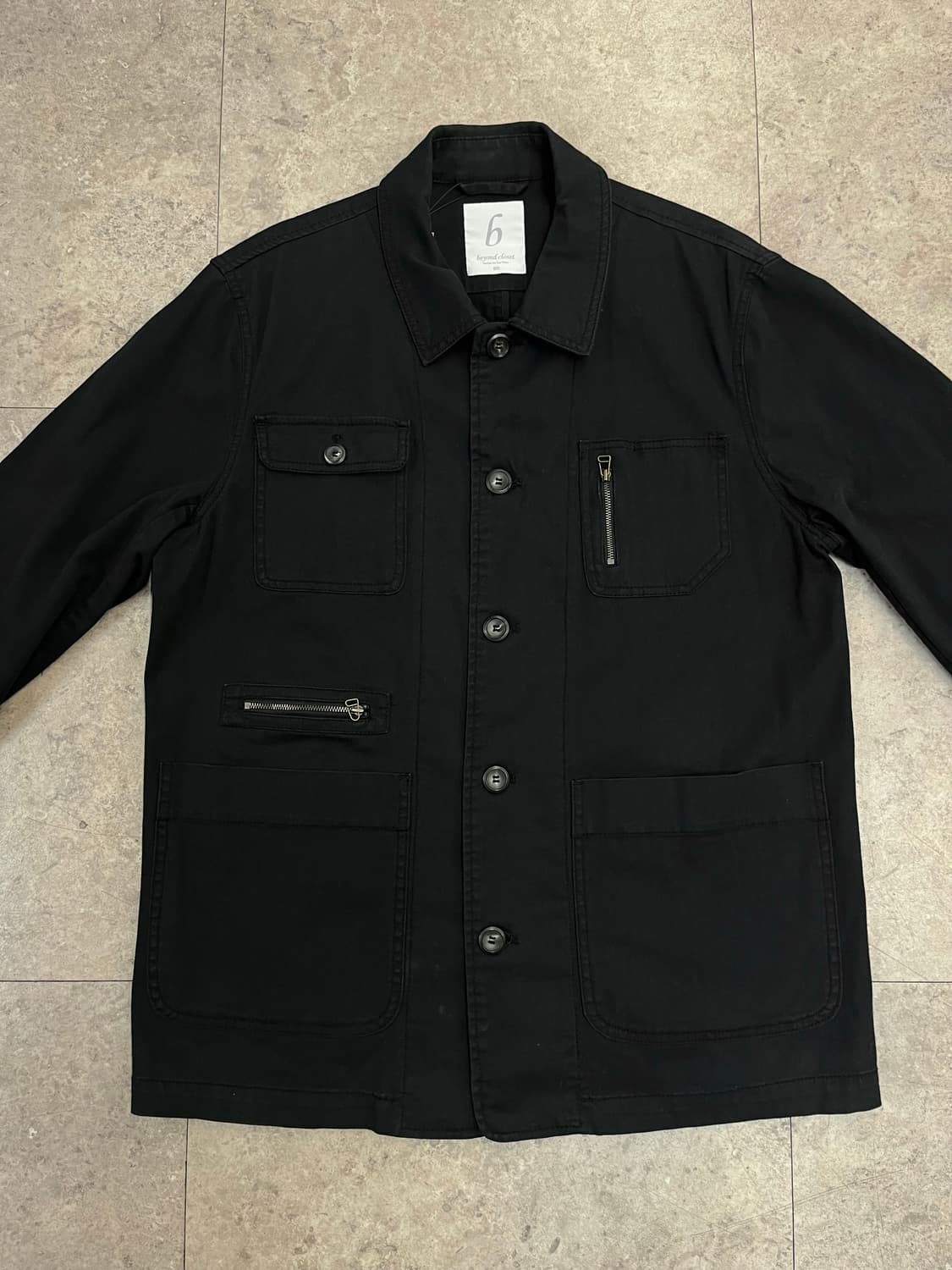 비욘드 클로젯 코튼 자켓 블랙 100 #csz2495 상품이미지4