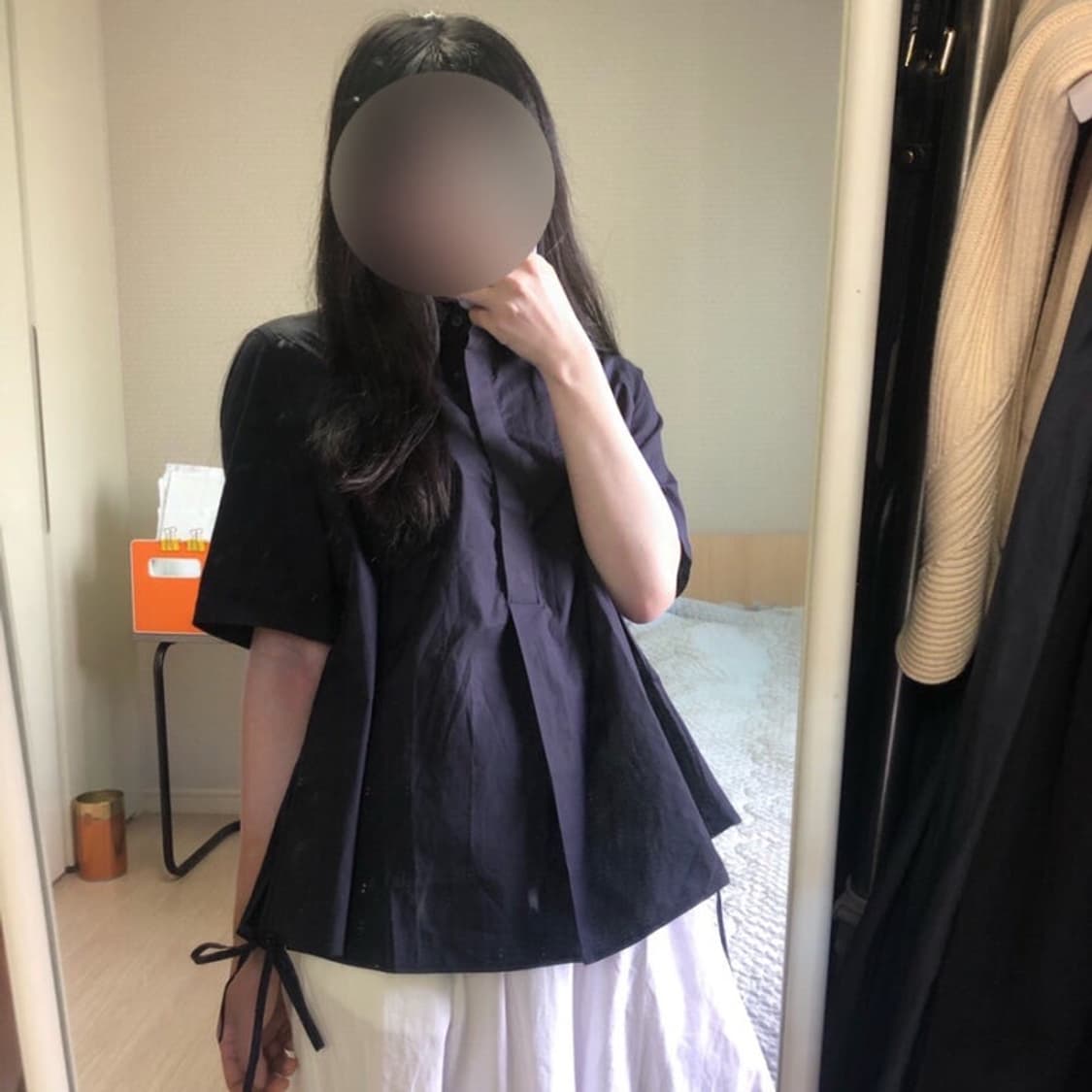 코스 타이셔츠 네이비 S 상품이미지2