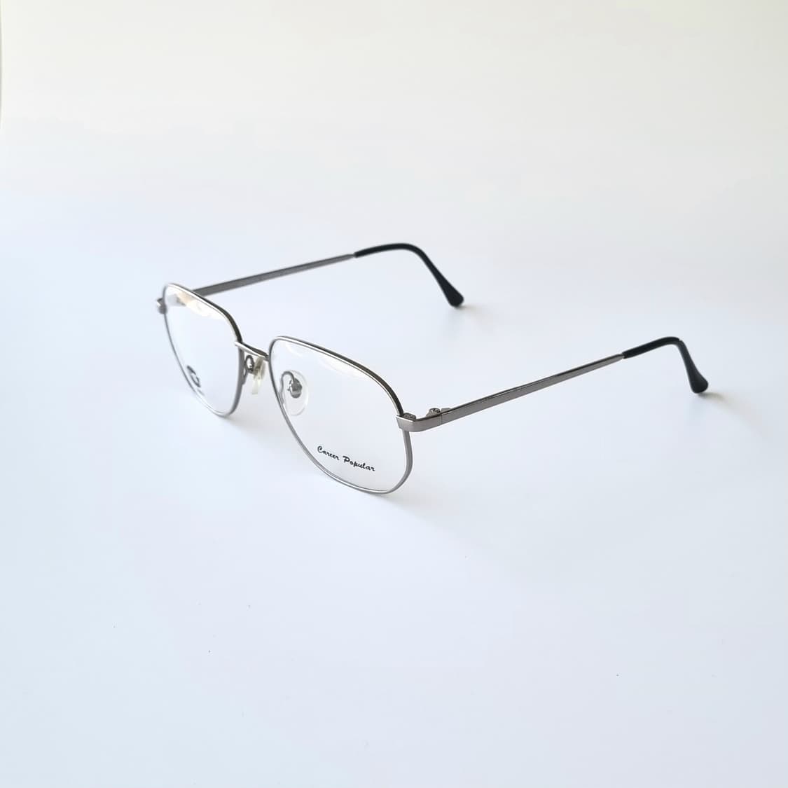 데드스탁 지적인 무드 클래식 실버 메탈 안경테 620 상품이미지3