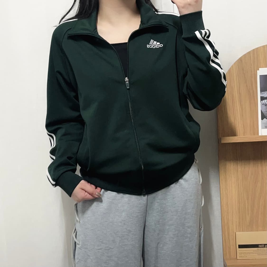 [정품] 아디다스 그린 삼선 져지 [ M ] 상품이미지1