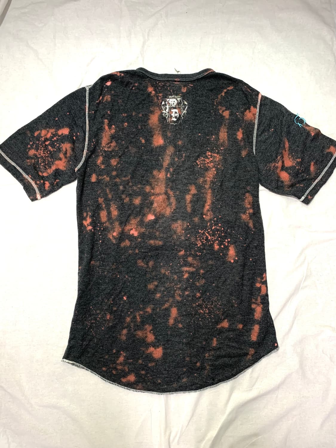 Skull detail tie-dye top  상품이미지5
