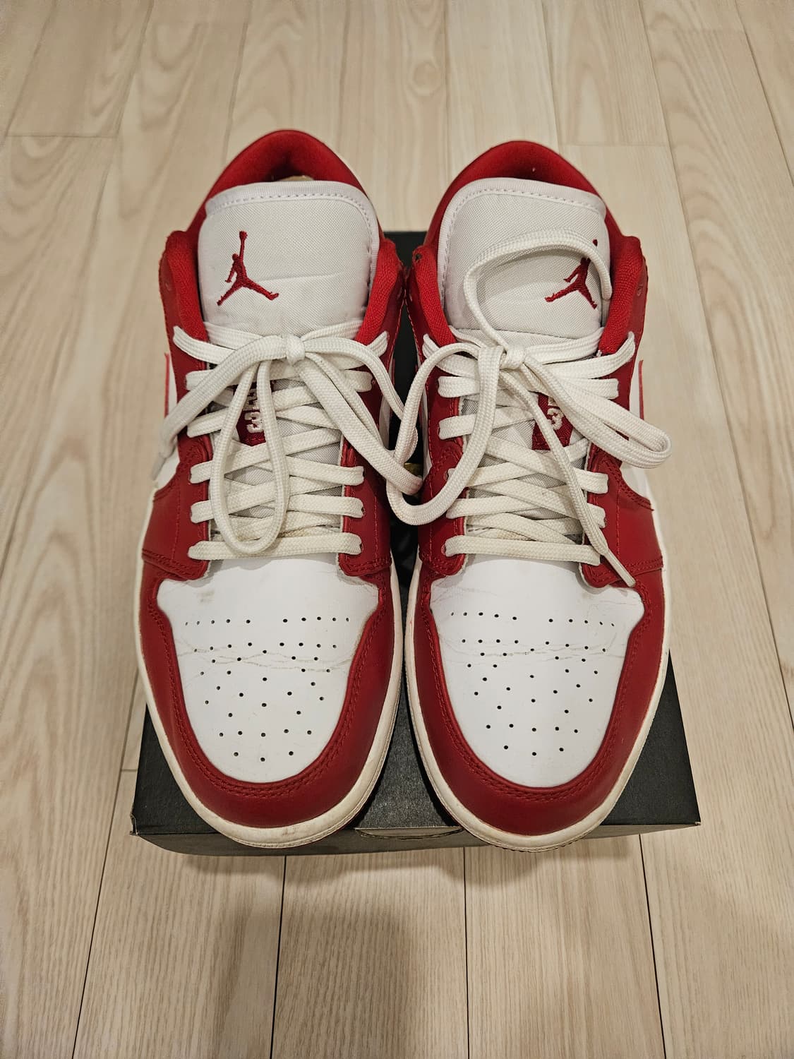 [265] 조던1 로우 짐레드 화이트 상품이미지3