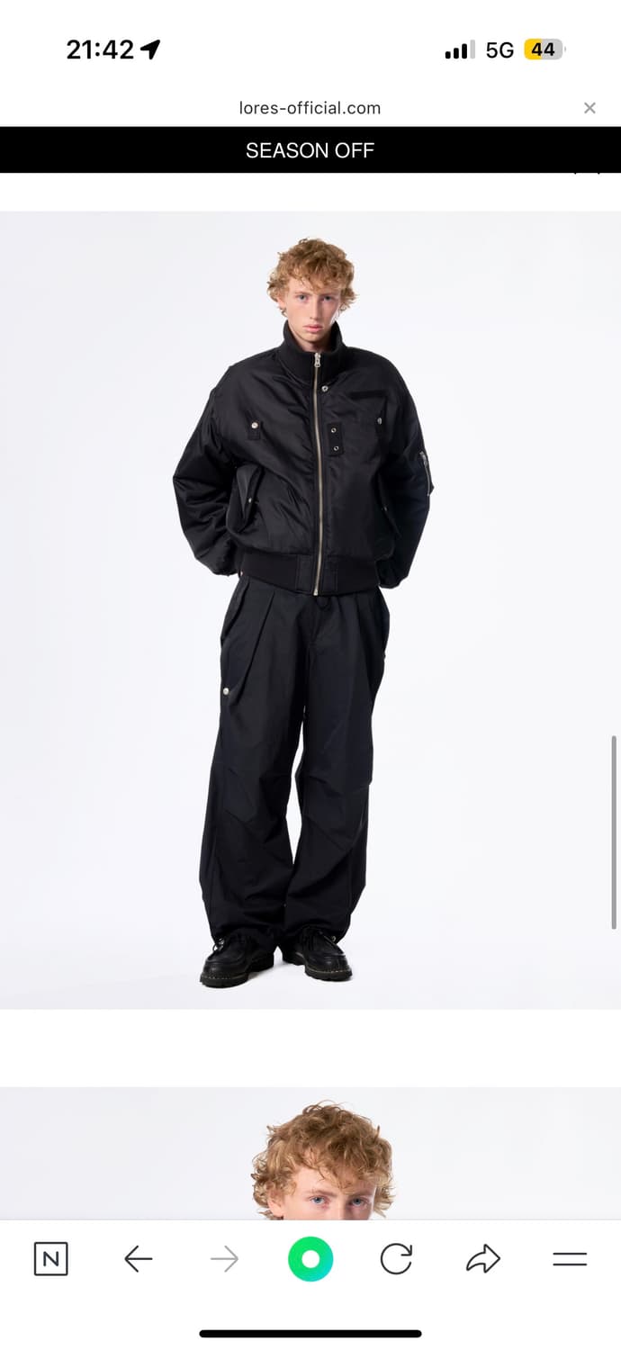 LORES 올리브컬러 Ma-1 Bomber Jacket 상품이미지5