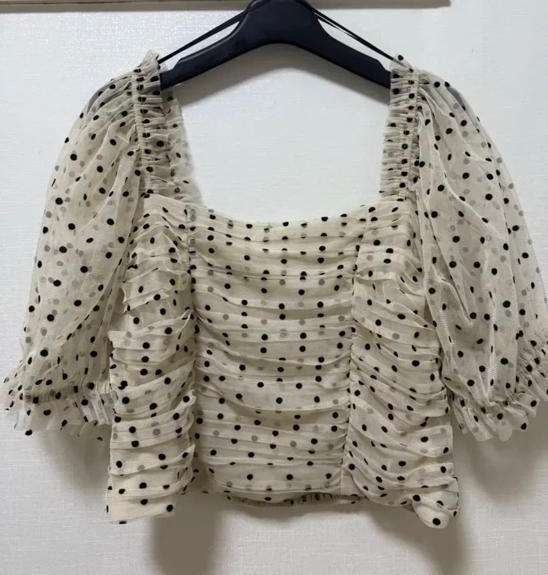 H&M 도트 스모킹 블라우스 (EUR 42) 상품이미지4