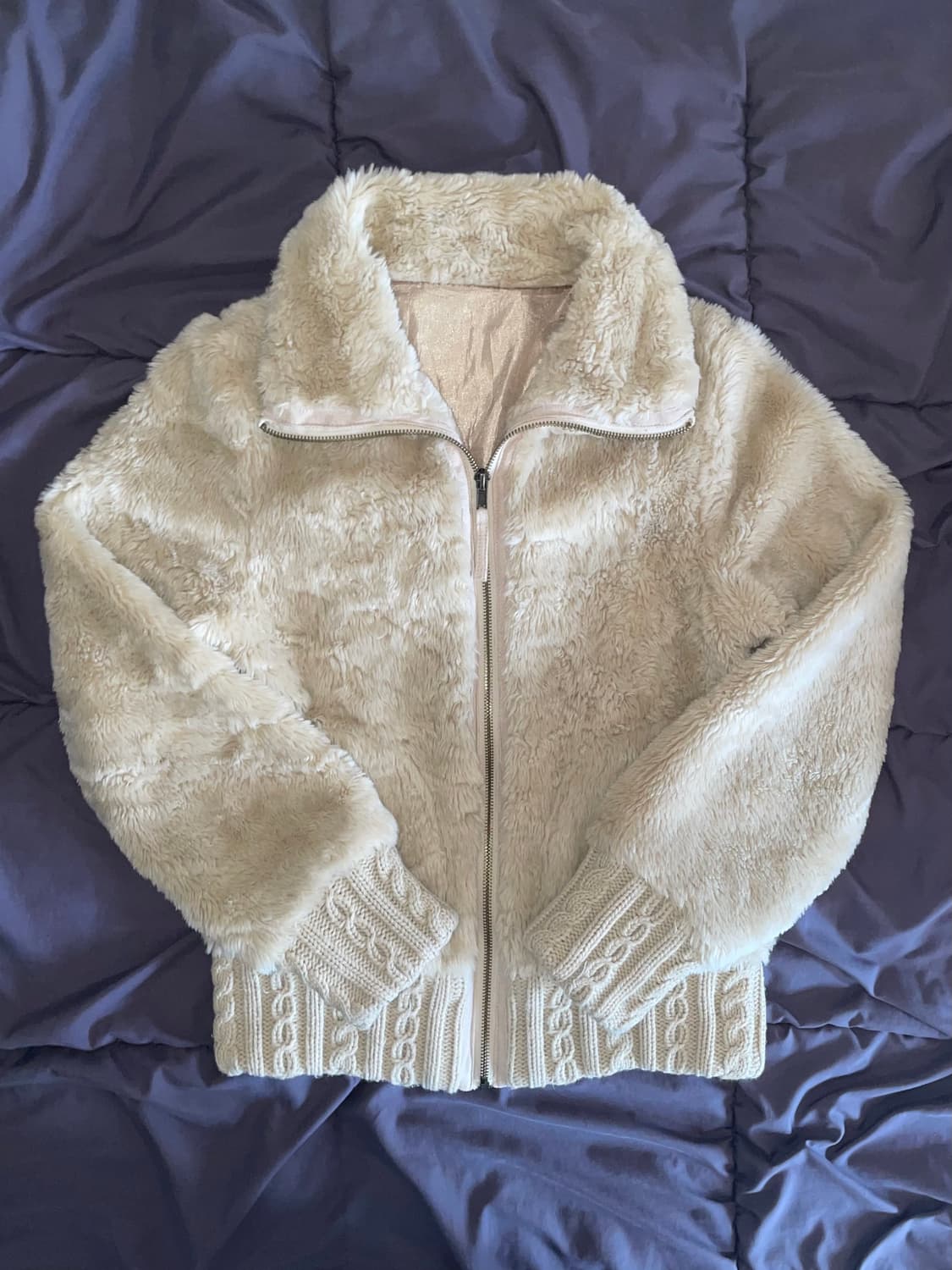 걸스🐶)빈티지 퍼자켓 상품이미지1