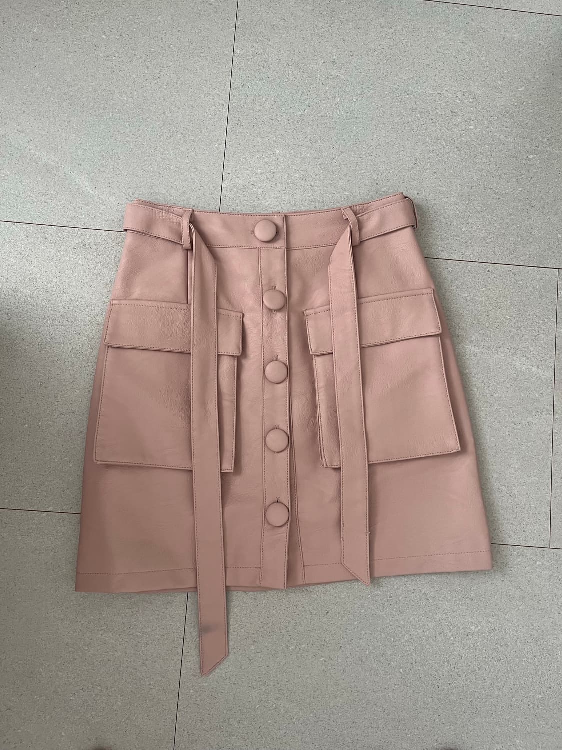 레더 스커트 상품이미지1