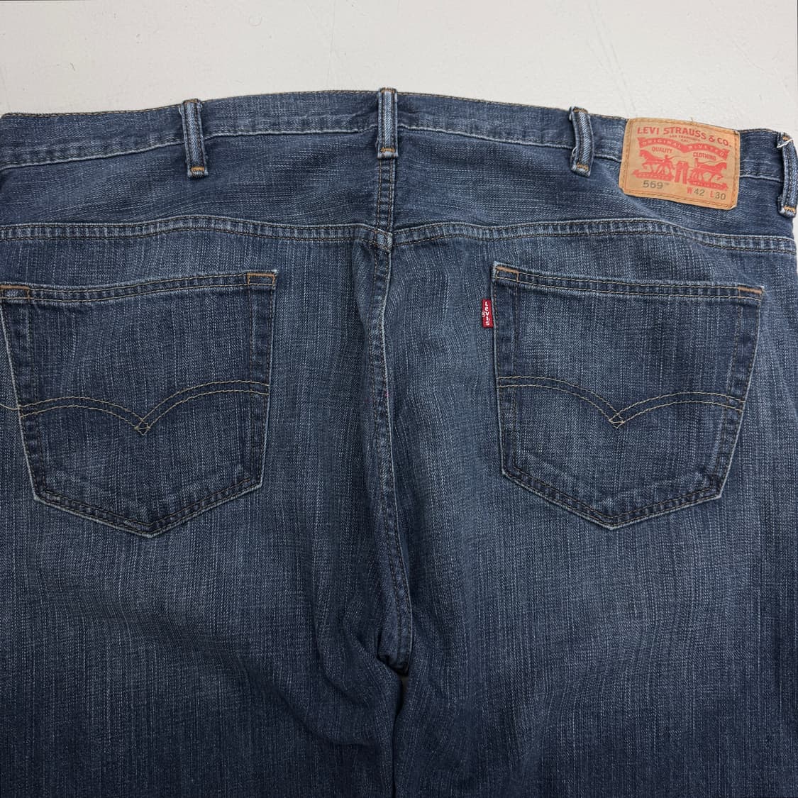리바이스 569 새깅 워싱 스케이터 와이드 데님팬츠 상품이미지5